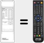 Comando à distância substituto de REMOTE COMMANDER
