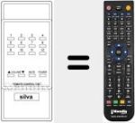 Comando à distância substituto de REMOTE CONTROL UNIT 12P