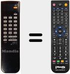 Comando &agrave; dist&acirc;ncia substituto de SAT 48