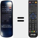 Comando &agrave; dist&acirc;ncia substituto de SB-2001