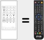 Comando &agrave; dist&acirc;ncia substituto de SL-500