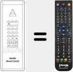 Comando &agrave; dist&acirc;ncia substituto de SRA 1 ASTRA