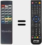 Comando &agrave; dist&acirc;ncia substituto de SR 160