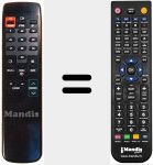 Comando à distância substituto de TSR 200