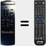 Comando à distância substituto de SRT 110