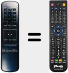 Comando à distância substituto de STAR SAT