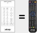 Comando à distância substituto de STR 550