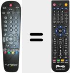 Comando &agrave; dist&acirc;ncia substituto de SWP-3556WC-TSA