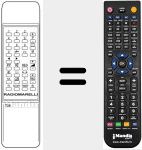 Comando &agrave; dist&acirc;ncia substituto de T 30