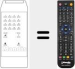 Comando &agrave; dist&acirc;ncia substituto de T 848