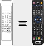 Comando &agrave; dist&acirc;ncia substituto de TC 20050