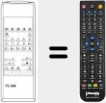 Comando &agrave; dist&acirc;ncia substituto de TC 240