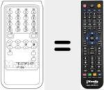 Comando &agrave; dist&acirc;ncia substituto de TELEDRIVER T 709