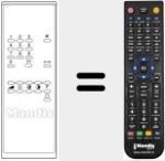 Comando &agrave; dist&acirc;ncia substituto de TM 20 A