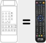 Comando à distância substituto de TP 859 R / N