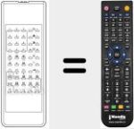 Comando &agrave; dist&acirc;ncia substituto de TPG 703