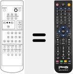 Comando à distância substituto de UKV 620