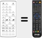 Comando &agrave; dist&acirc;ncia substituto de UNIVERSUM IR 5421