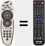 Comando &agrave; dist&acirc;ncia substituto de URC 1655-00R00