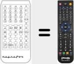 Comando à distância substituto de VTS 99 / 30 STEREO