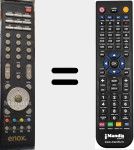 Comando &agrave; dist&acirc;ncia substituto de MPL9622LED-FHD