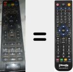 Comando à distância substituto de 1 A 12 H