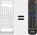 Comando &agrave; dist&acirc;ncia substituto de RC 70 F