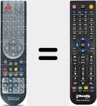 Comando &agrave; dist&acirc;ncia substituto de VISIONARYLT1910DVD