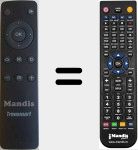 Comando à distância substituto de Vega S95