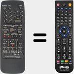 Comando à distância substituto de 0766093070