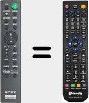 Comando &agrave; dist&acirc;ncia substituto de RMT-AH500U (1-493-544-11)