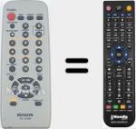 Comando &agrave; dist&acirc;ncia substituto de RC-CAS01 (147744412)