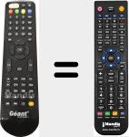 Comando &agrave; dist&acirc;ncia substituto de GN-4040