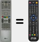 Comando à distância substituto de 6710T00017N