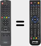 Comando à distância substituto de 904-HRK86-10064