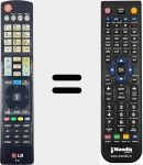 Comando &agrave; dist&acirc;ncia substituto de AN-CR400 (AKB73756523)