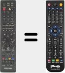 Comando &agrave; dist&acirc;ncia substituto de BN59-00582A