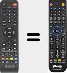 Comando à distância substituto de BR01