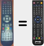 Comando &agrave; dist&acirc;ncia substituto de TQT1910BT001DVD