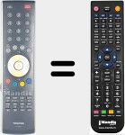 Comando à distância substituto de CT-870