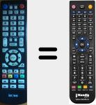 Comando à distância substituto de XR262017