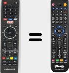 Comando à distância substituto de KY49C-178A