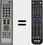 Comando à distância substituto de LCD4230