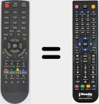 Comando à distância substituto de LCD 21GB