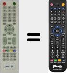 Comando &agrave; dist&acirc;ncia substituto de Led002