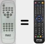 Comando &agrave; dist&acirc;ncia substituto de Mag001