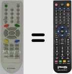 Comando à distância substituto de MI-6710V00090A