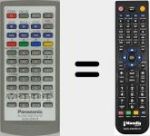 Comando à distância substituto de N2QAJC000018