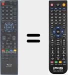 Comando à distância substituto de NF035UD