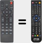 Comando à distância substituto de NH000UD